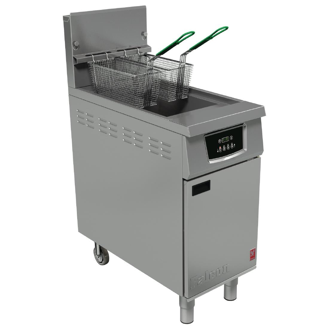 Falcon 400 Series Single Tank Twin Basket Free Standing Natural Gas Filtration Fryer G402F