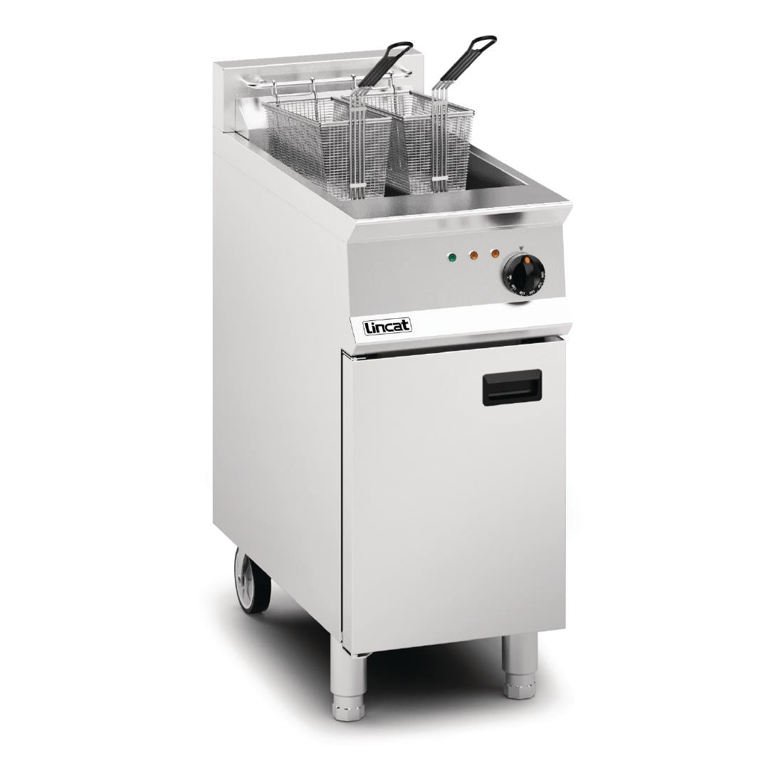 Lincat Opus 800 Single Tank Twin Basket Free Standing Electric Fryer OE8114