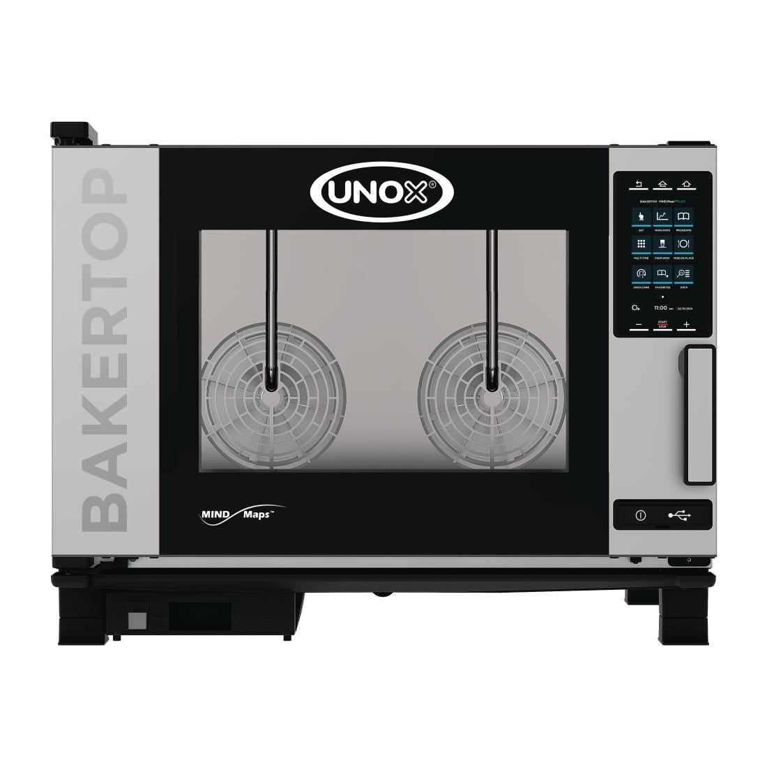 Unox BAKERTOP MIND Maps Plus 4x 600x400 Electric combi with Commissioning