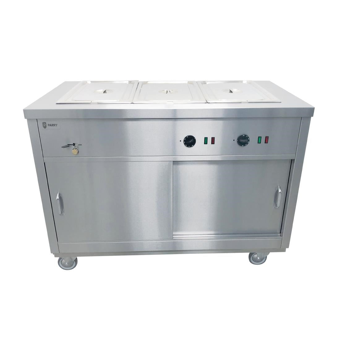 Parry Mobile Hot Cupboard with Bain Marie Top HOT15BM