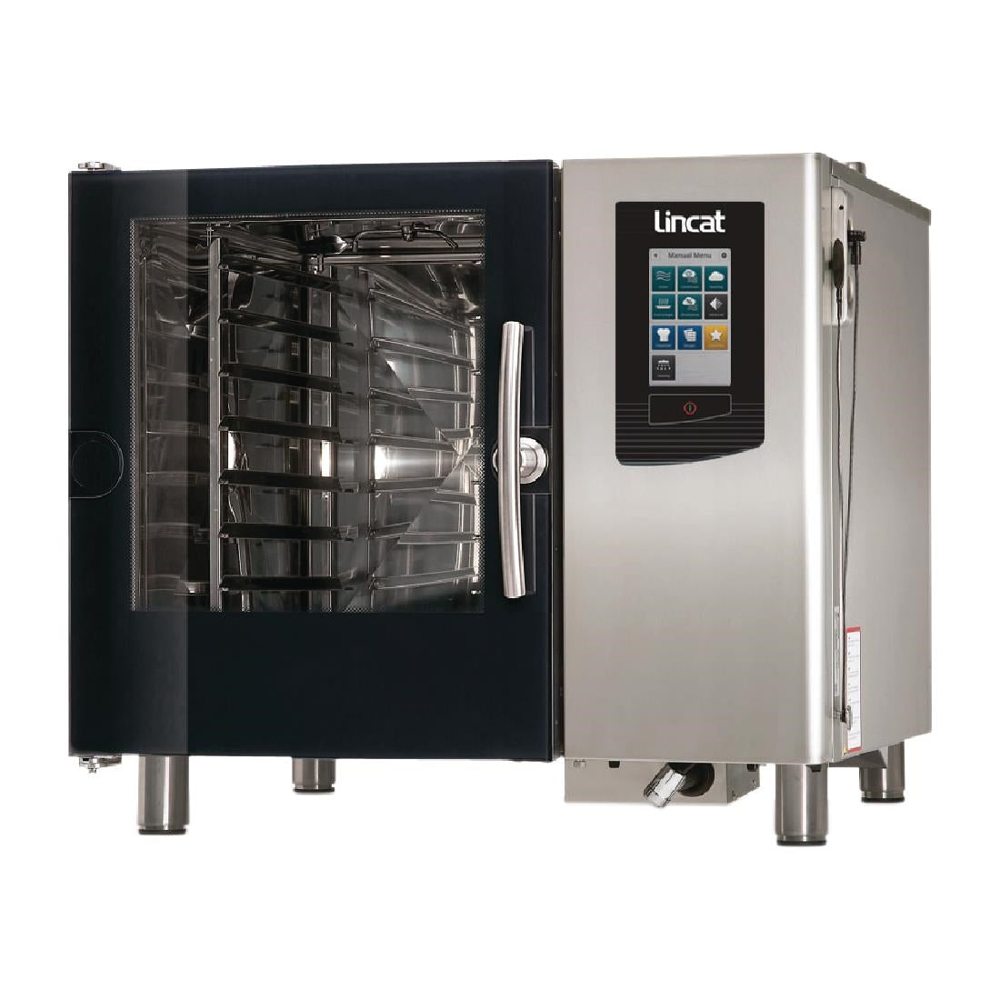 Lincat Visual Cooking Natural Gas Boiler 6 Grid Combi Oven 1.06B