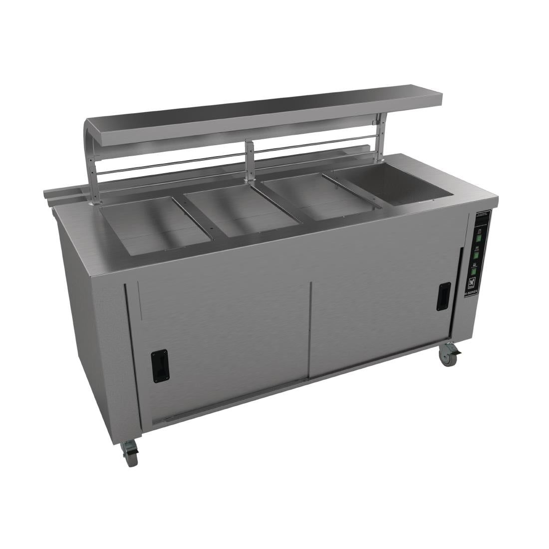 Falcon Chieftain 4 Well Heated Servery Counter with Trayslide HS4