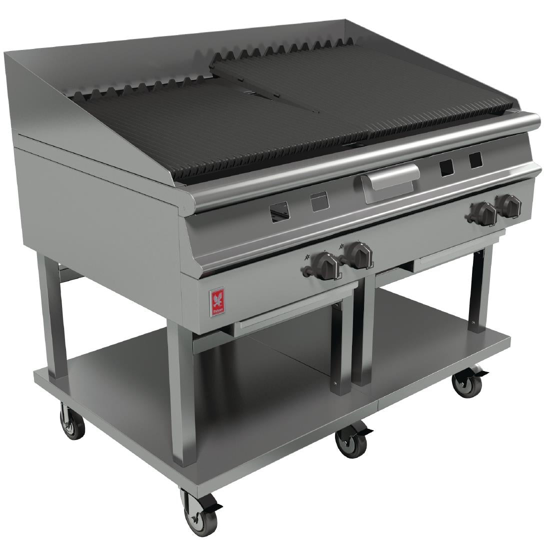 Falcon Dominator Plus Natural Gas Chargrill On Mobile Stand G31225
